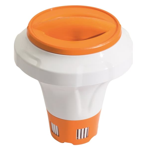Stor flottör, Bestway 58474 orange pool kemikaliedispenser