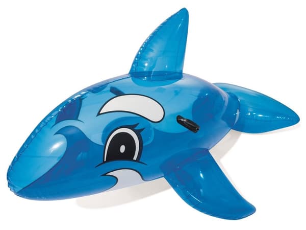 Oppusteligt legetøj Whale 157 x 94 cm Bestway 41037 blå
