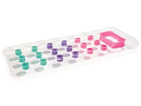 Strandmadrass med fönster 188 x 71 cm Bestway 43040 rosa