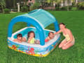 Miniatyrbild 6 av 7: Barnpool med tak 140 x 140 x 114 cm Bestway 52192