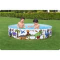Miniatyrbild 8 av 9: Barnträdgårdspool dinosaurie 183 x 38 cm Bestway 55022