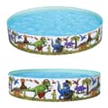 Miniatyrbild 1 av 9: Barnträdgårdspool dinosaurie 183 x 38 cm Bestway 55022