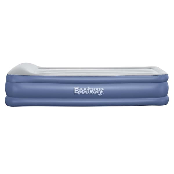 Oppustelig madras 191x97x46 cm med indbygget elektrisk pumpe Bestway 67628