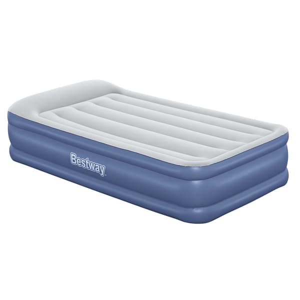 Oppustelig madras 191x97x46 cm med indbygget elektrisk pumpe Bestway 67628