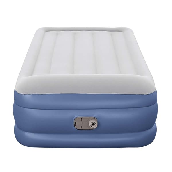 Oppustelig madras 191x97x46 cm med indbygget elektrisk pumpe Bestway 67628