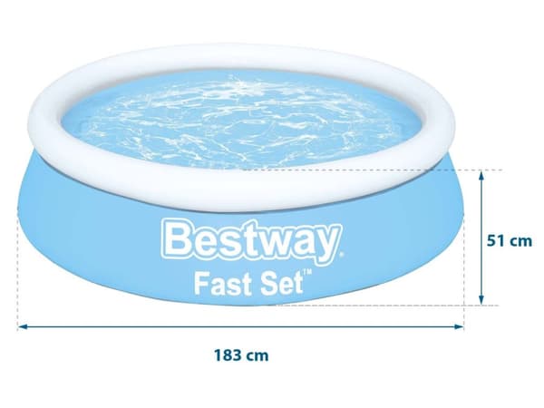 Puutarhan laajennusallas 183 x 51 cm Bestway 57392