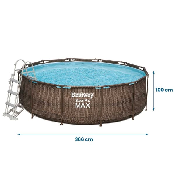 Ramme hagebasseng 366 x 100 cm 10in1 Bestway 56709