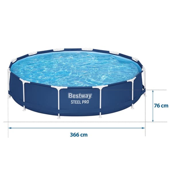 Stomme trädgårdspool 366 x 76 cm Bestway 56706