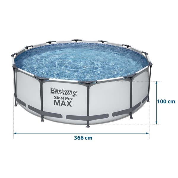 Ramme hagebasseng 366 x 100 cm 17in1 Bestway 56418