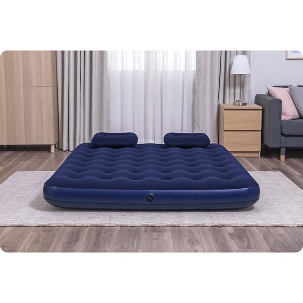 Oppblåsbar madrass 203x152x22 cm med stempelpumpe Bestway 67374