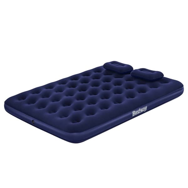Oppblåsbar madrass 203x152x22 cm med stempelpumpe Bestway 67374