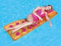 Miniatyrbillede 4 af 9: Oppustelig bademadras 3 farver 188 x 71 cm Bestway 43015 lilla