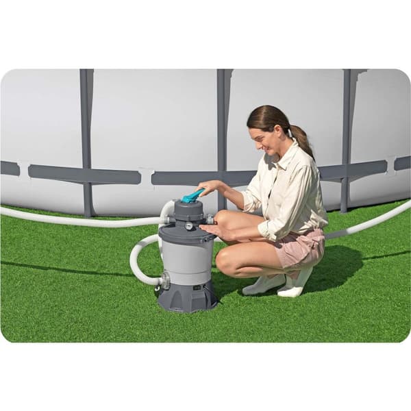 Sandpumpe 3596 l/t + Sand 25kg Bestway