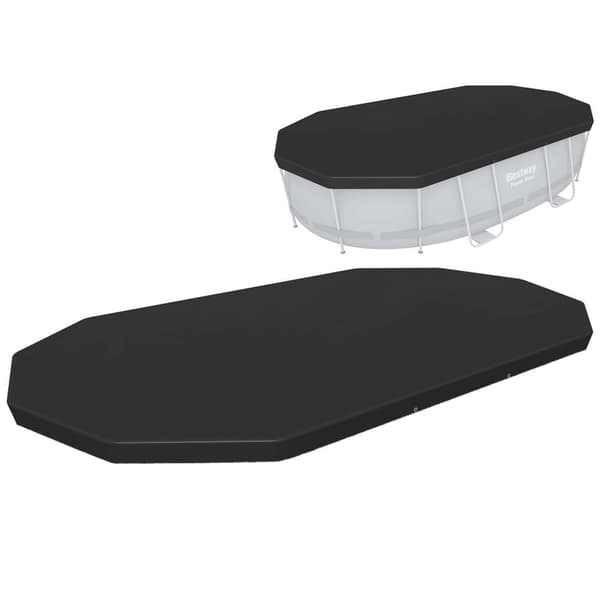 Överdrag till pool med oval ram 427 x 250 x 100 cm Bestway 58425