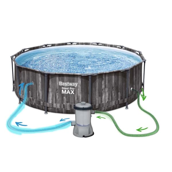 Ram trädgårdspool 366 x 100 cm 18in1 Bestway 5614X