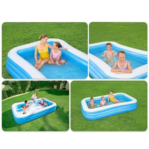 Koko perheen puhallettava uima-allas 305 x 183 x 56 cm 2in1 Bestway 54009