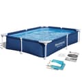 Miniatyrbild 1 av 4: Rektangulär ram pool 221x150x43 cm Bestway 56401N