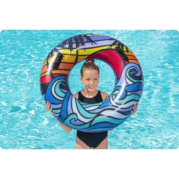 Blå svømmering 91 cm Bestway 36350
