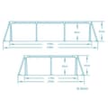 Miniatyrbilde 6 av 6: Ramme hagebasseng 259x170x61 cm sett 15in1 Bestway 56403N