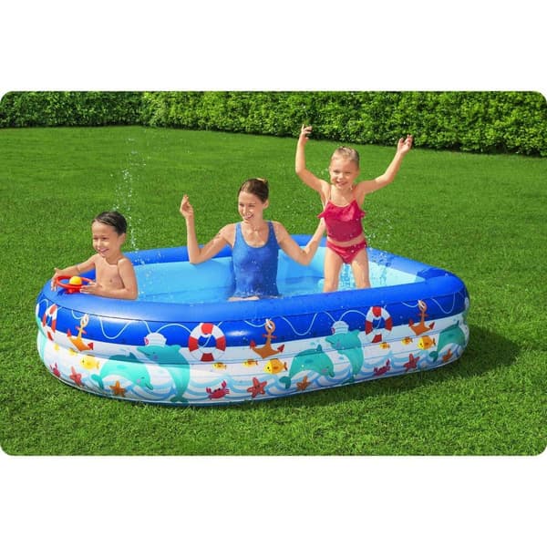 Barnpool med tak 213 x 155 x 132 cm Bestway 54370