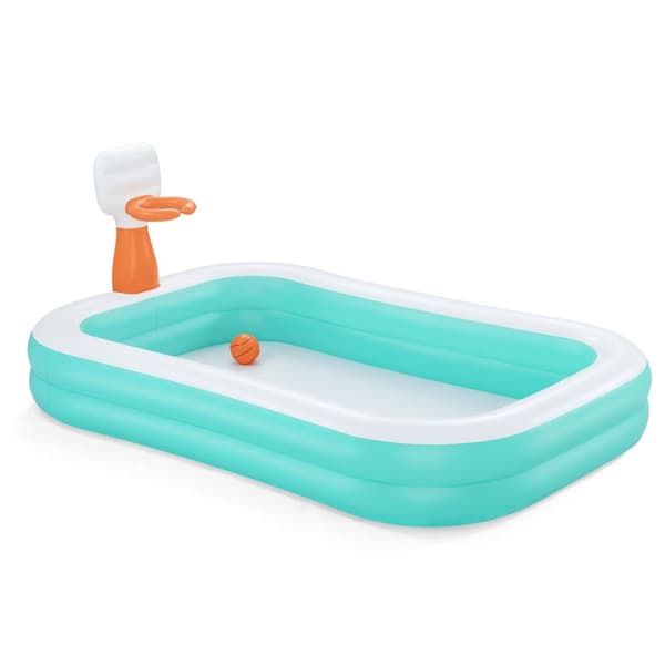 Dunk'N Splash uppblåsbar pool 251 x 168 x 102 cm Bestway 54445