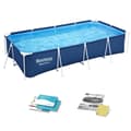 Miniatyrbilde 1 av 9: Ramme hagebasseng 400 x 211 x 81 cm 4in1 Bestway 56405N
