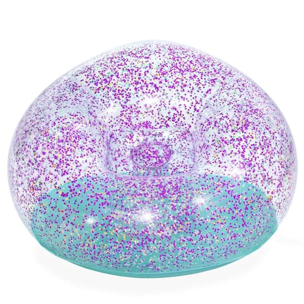 Bestway 75115 oppustelig glitterstol