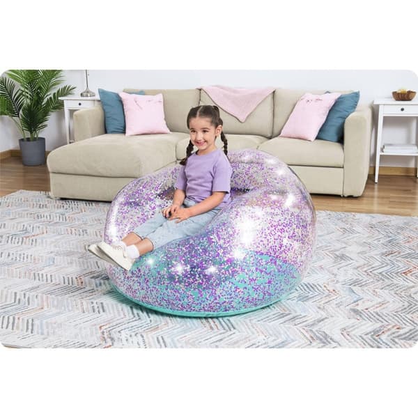 Bestway 75115 oppustelig glitterstol