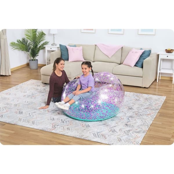 Bestway 75115 oppustelig glitterstol
