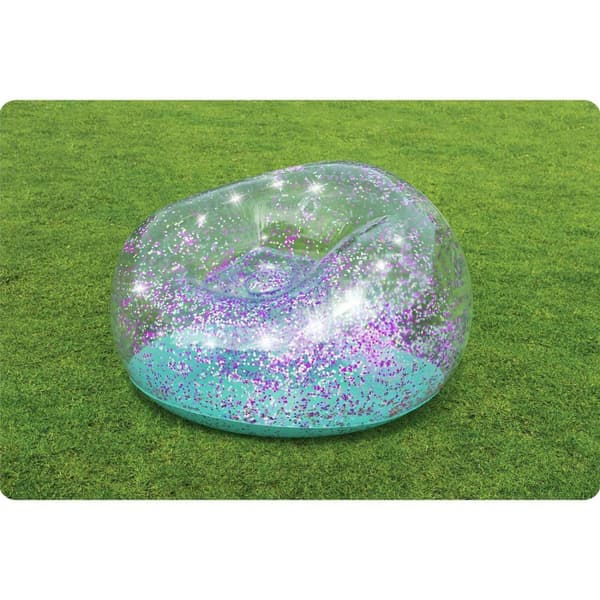Bestway 75115 oppustelig glitterstol