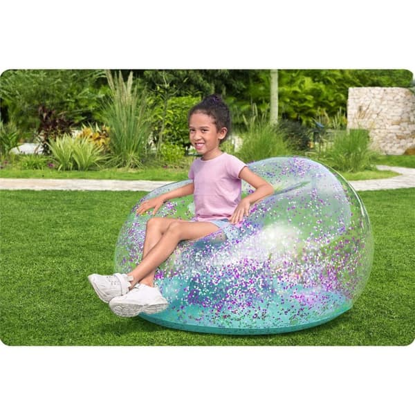 Bestway 75115 oppustelig glitterstol