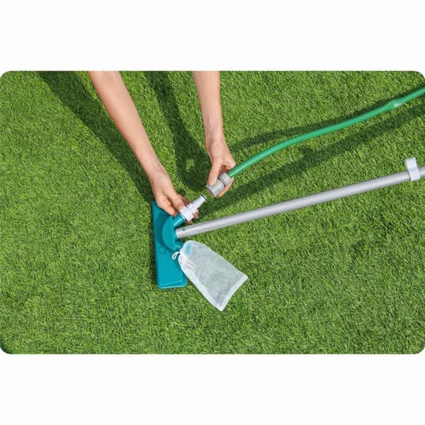 Uima-altaan puhdistussetti, 167 cm sauva + pölynimuri + Bestway 58013 verkko