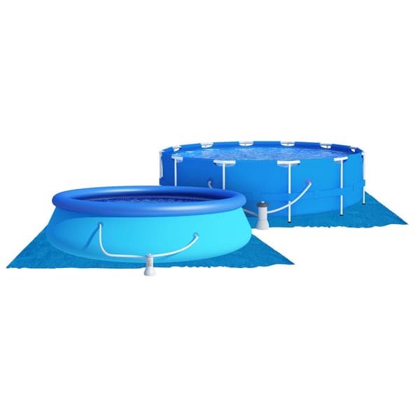 Universal foliepresenningsmatte for et hagebasseng 488 x 488 cm DM-504