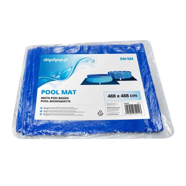 Universal foliepresenningsmatte for et hagebasseng 488 x 488 cm DM-504