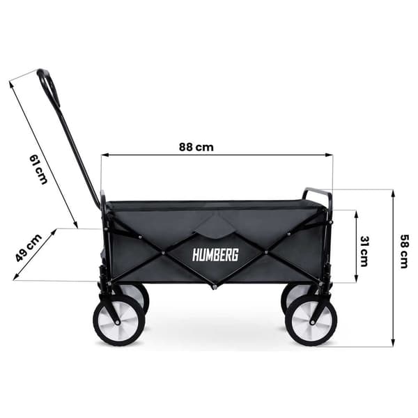 Transportvagn, hopfällbar 80L Humberg HM-511