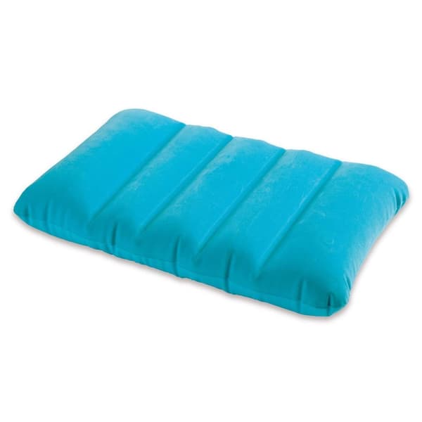 Super oppblåsbar pute 43 x 28 x 9 cm INTEX 68676 blå