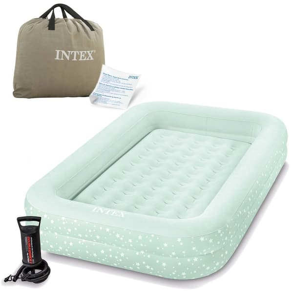 Oppblåsbar madrass for barn 168x107x25 cm INTEX 66810