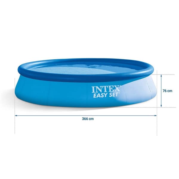 Utbyggnad trädgårdspool 366 x 76 cm INTEX 28130