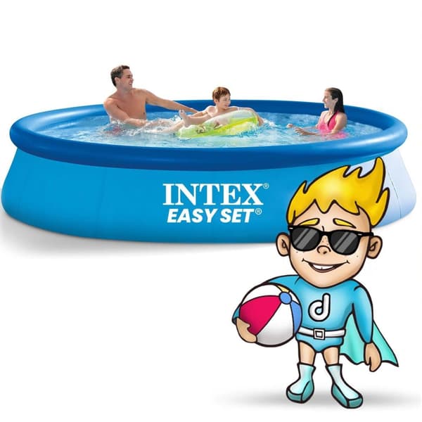 Utbyggnad trädgårdspool 366 x 76 cm INTEX 28130