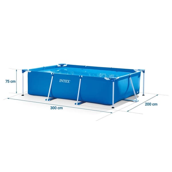 Ramme havepool 300 x 200 x 75 cm 15 i 1 INTEX 28272