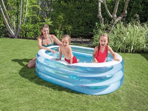 Oppustelig pool, oval 163 x 107 x 46 cm INTEX 57482