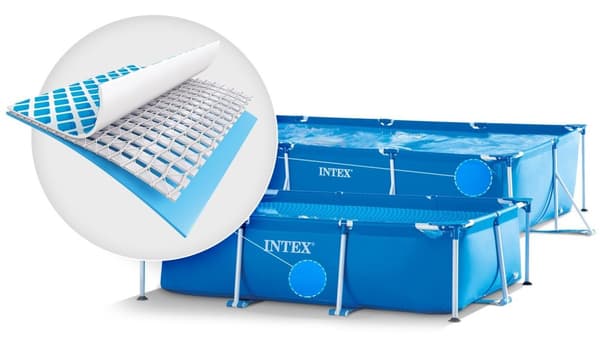 Ramme hagebasseng 300 x 200 x 75 cm 2-i-1 INTEX 28272