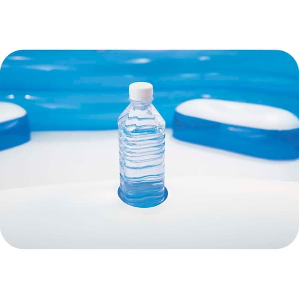 Uppblåsbar pool med sittplatser 229 x 229 x 66 cm INTEX 56475