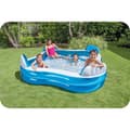 Miniatyrbild 2 av 6: Uppblåsbar pool med sittplatser 229 x 229 x 66 cm INTEX 56475