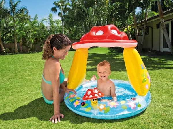 Paddsvamp barnpool 102 x 89 cm INTEX 57114