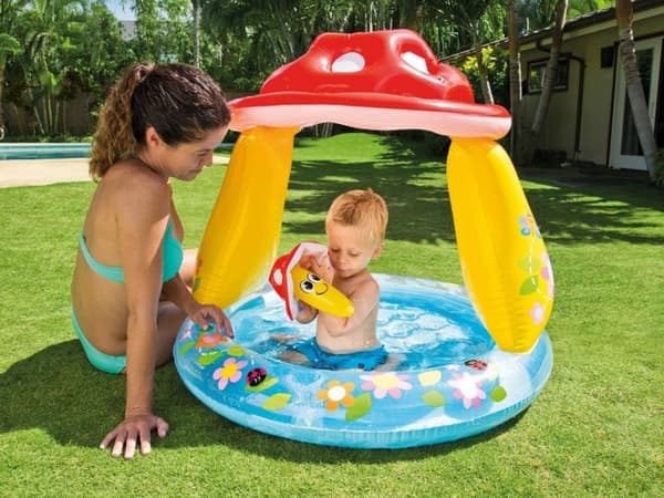 Paddsvamp barnpool 102 x 89 cm INTEX 57114
