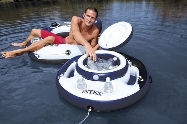 Suuri kelluva jääkaappi uima-altaalle, jonka halkaisija on 89 cm INTEX 56822