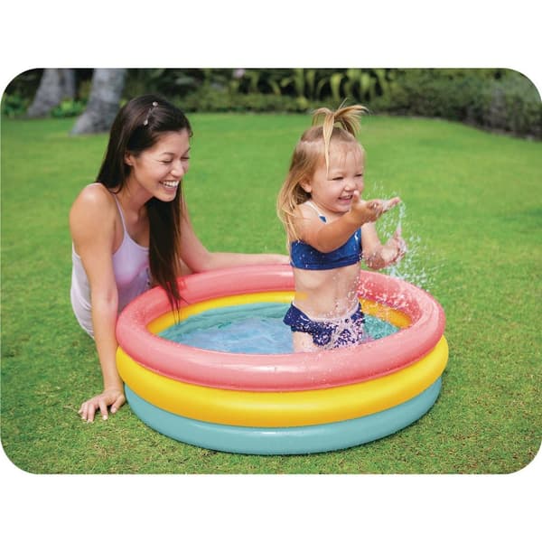 Oppblåsbart dusjkar 3 farger 86 x 25 cm INTEX 58924