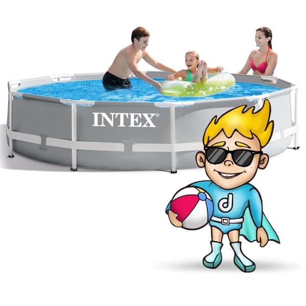 Ram trädgårdspool 305 x 76 cm 15in1 INTEX 26702