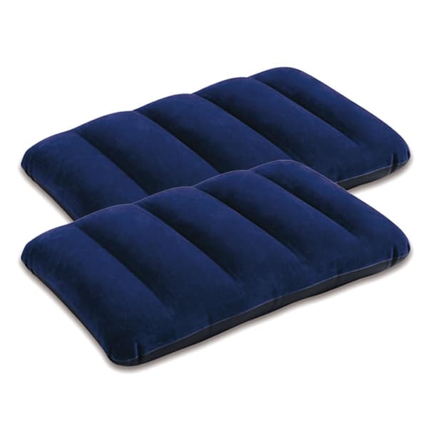 Oppblåsbar madrass 203x152x25 cm med INTEX 64765 stempelpumpe